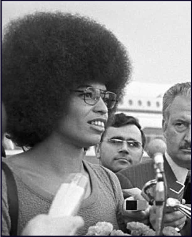 Portrait of Angela Davis