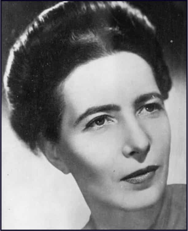 Portrait de Simone de Beauvoir